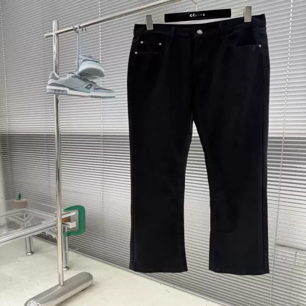 발렌시아가 워싱 슬림 스트레이트 데님 팬츠