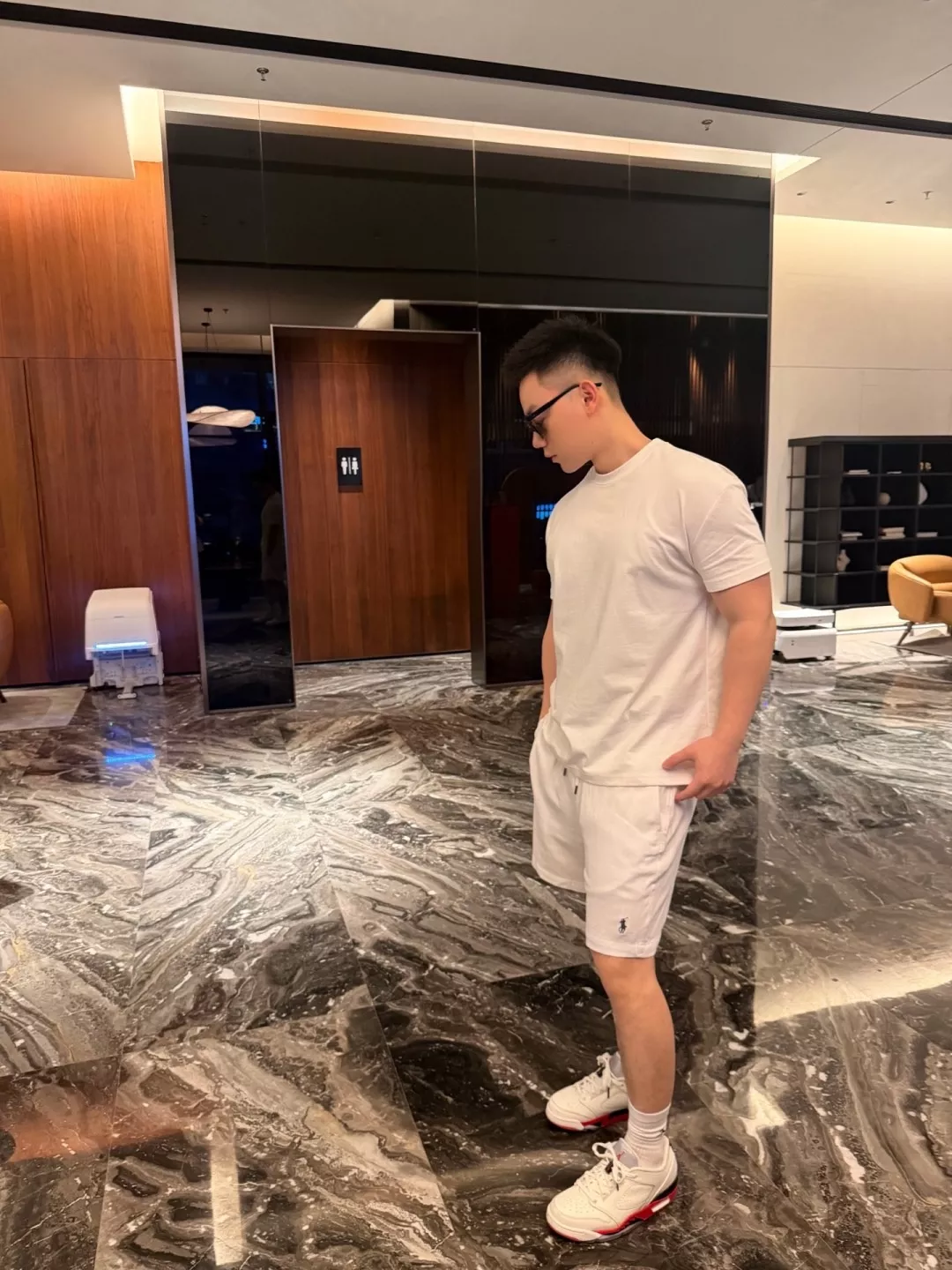 랄프로렌 린넨 드로스트링 자수 쇼츠 상세 이미지 20