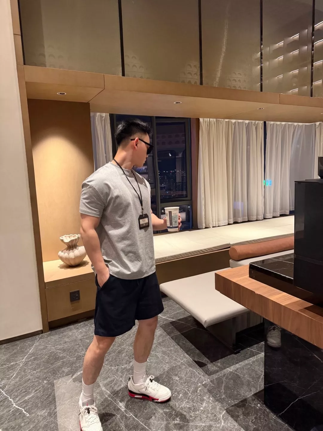 랄프로렌 린넨 드로스트링 자수 쇼츠 상세 이미지 22