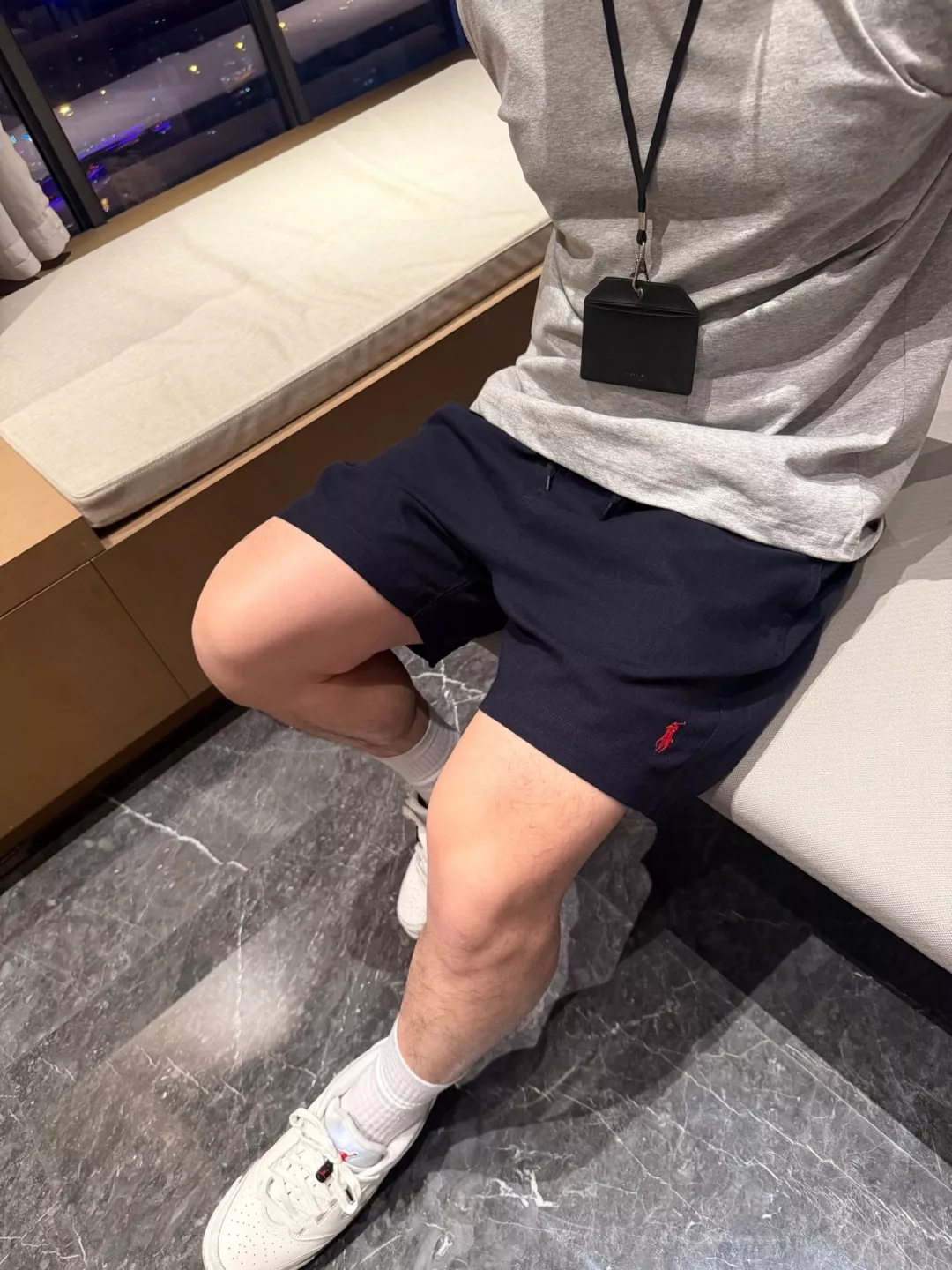 랄프로렌 린넨 드로스트링 자수 쇼츠 상세 이미지 23