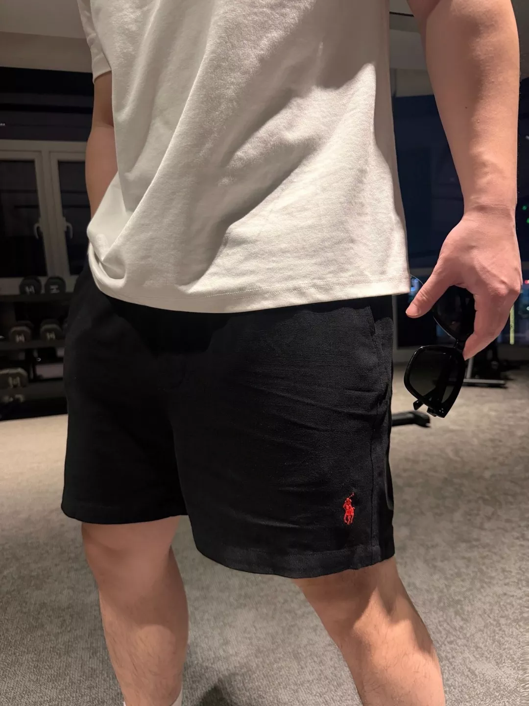 랄프로렌 린넨 드로스트링 자수 쇼츠 상세 이미지 26