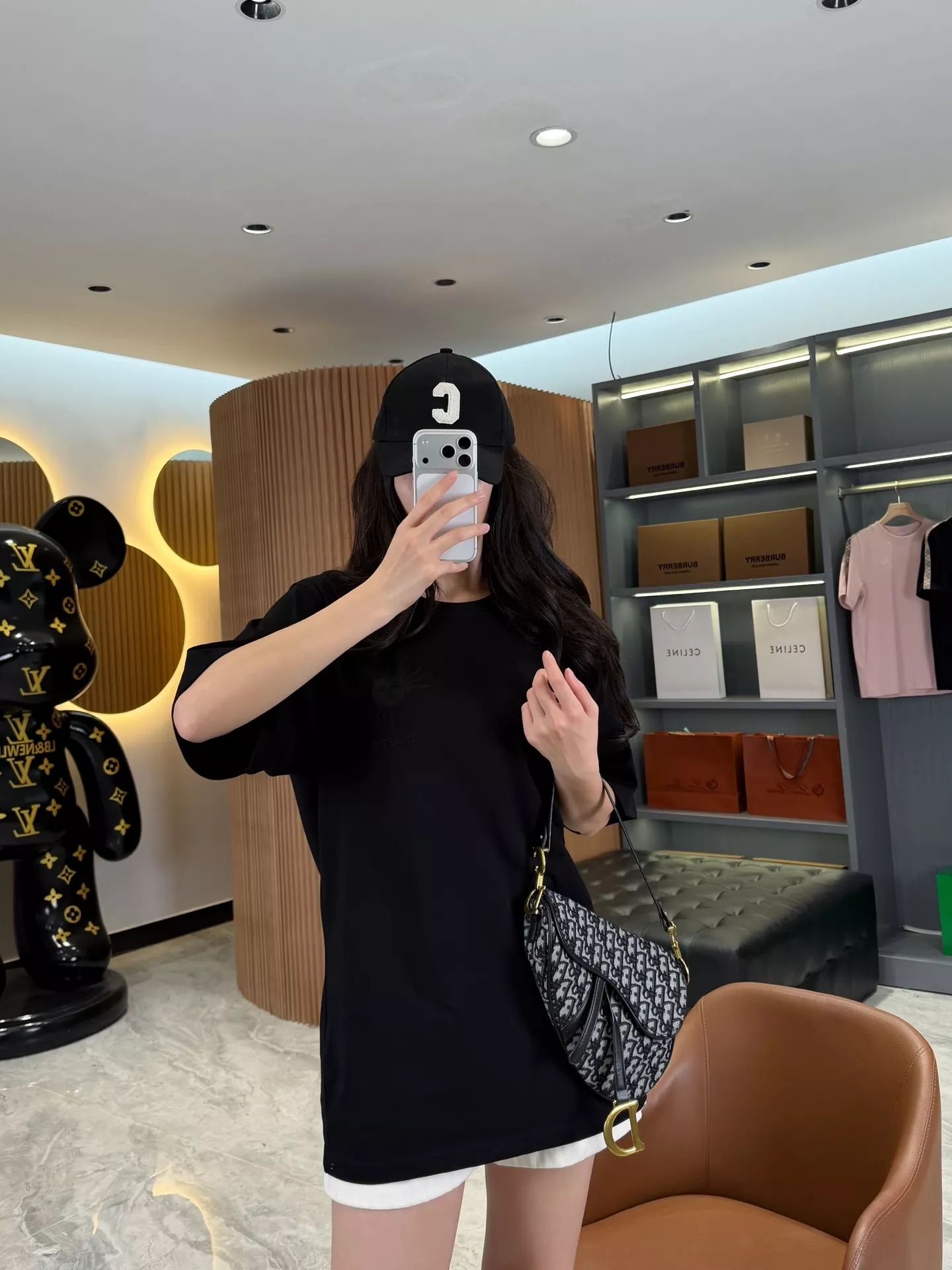 버버리 선다이얼 자수 포인트 코튼 반팔 탑 상세 이미지 79
