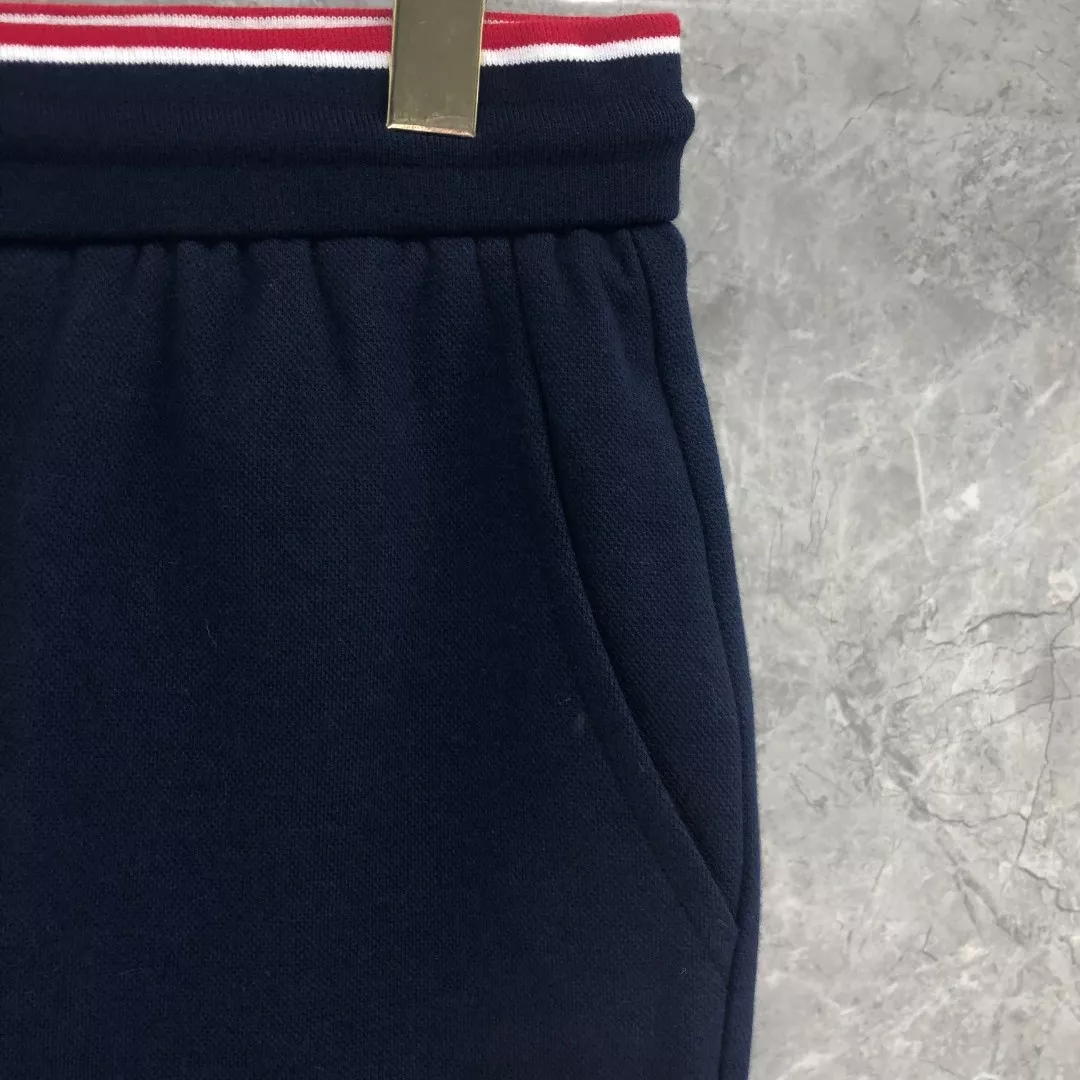 톰브라운 레드 화이트 블루 립 허리밴드 쇼츠 상세 이미지 20