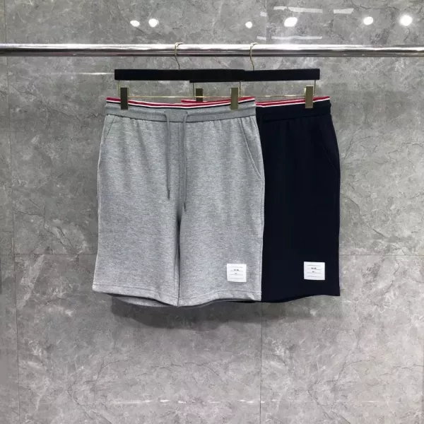톰브라운 레드 화이트 블루 립 허리밴드 쇼츠