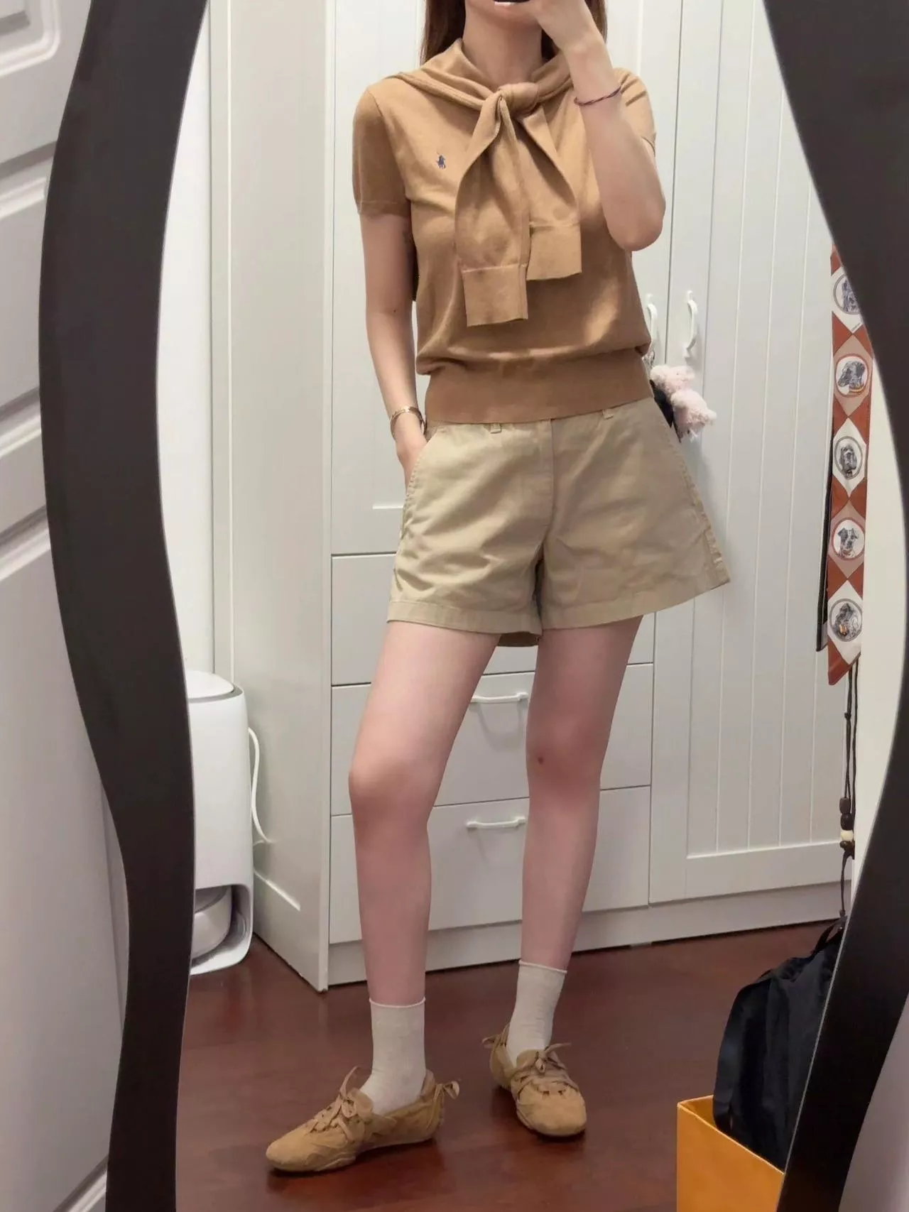 노브랜드 하이웨이스트 와이드 쇼츠 상세 이미지 22