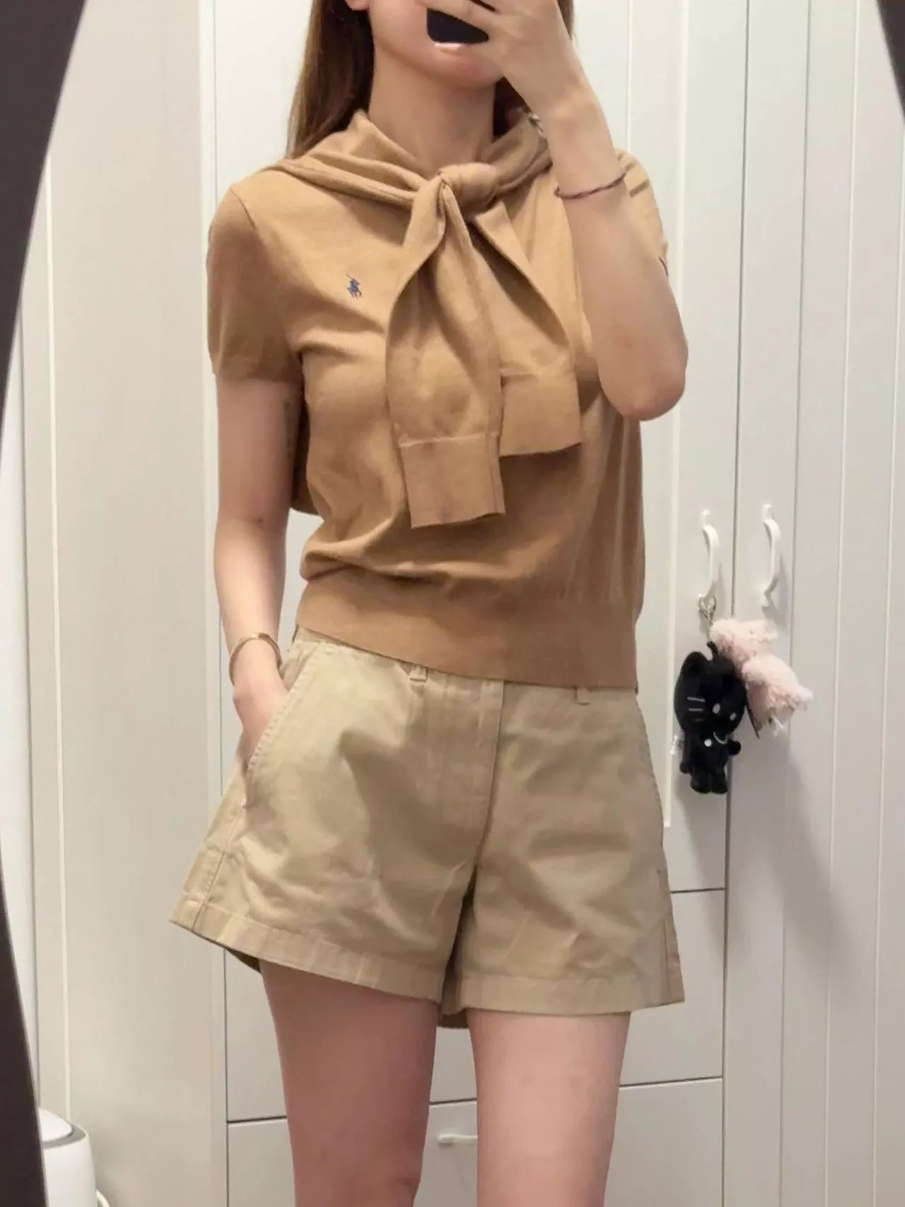노브랜드 하이웨이스트 와이드 쇼츠 상세 이미지 20