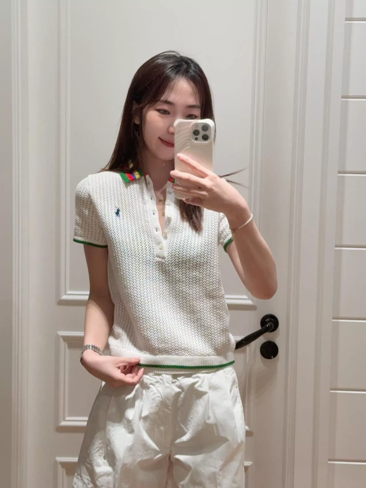 노브랜드 하이웨이스트 와이드 쇼츠 상세 이미지 15