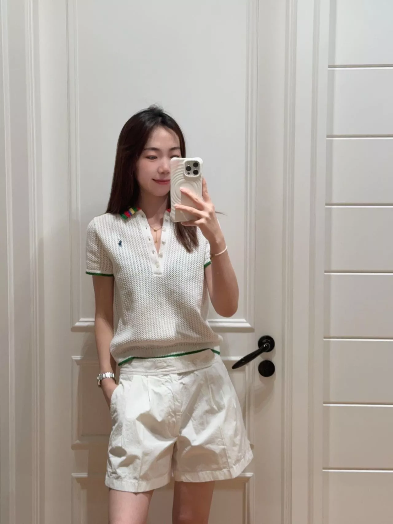 노브랜드 하이웨이스트 와이드 쇼츠 상세 이미지 14