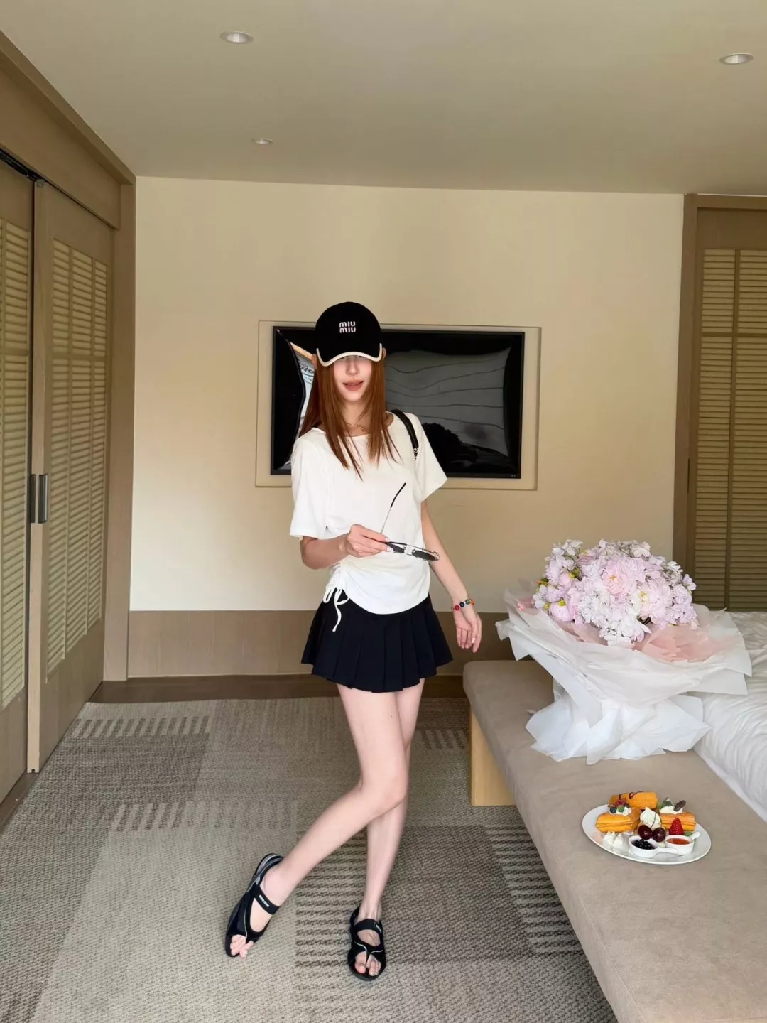 발렌시아가 사이드 스트링 포인트 코튼 탑 상세 이미지 22
