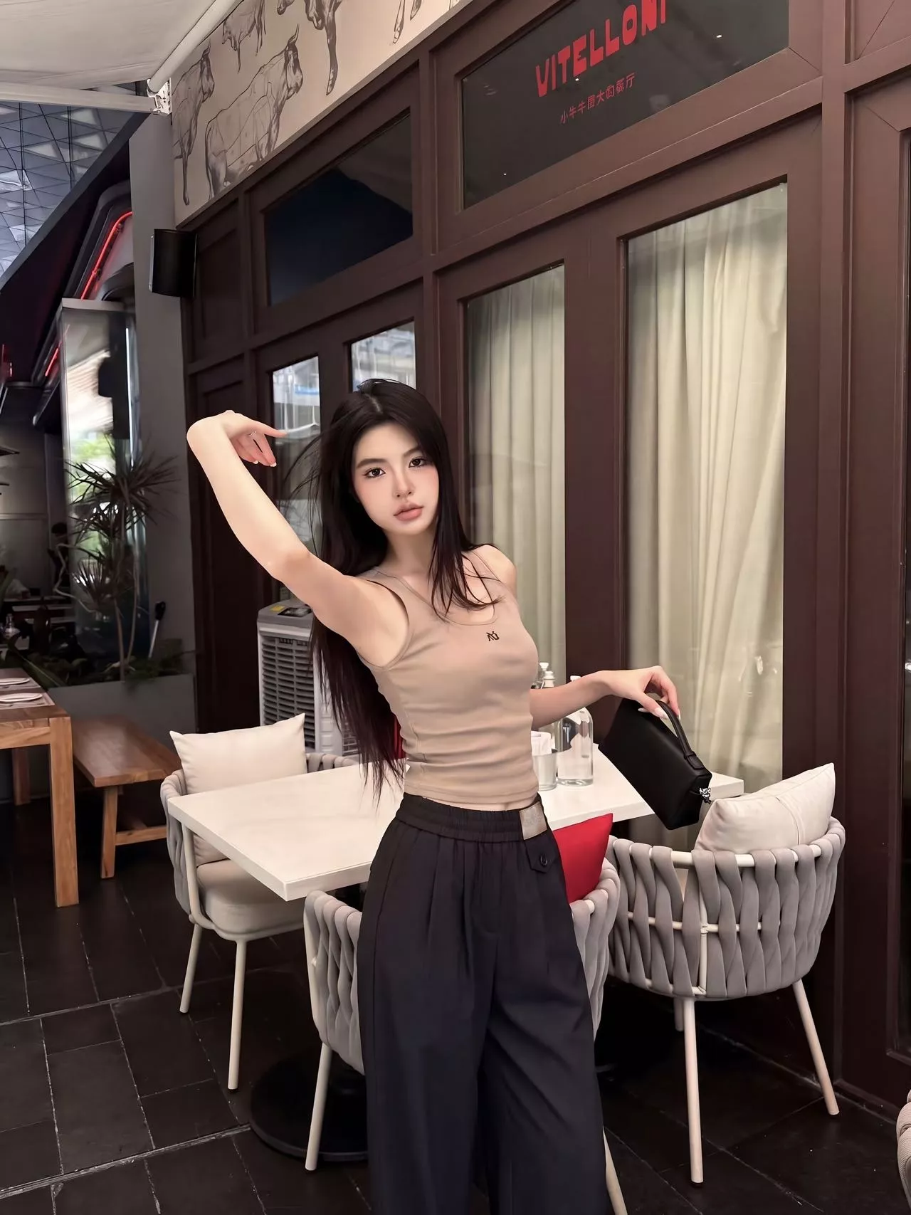 로에베 밴딩 와이드 팬츠 상세 이미지 22