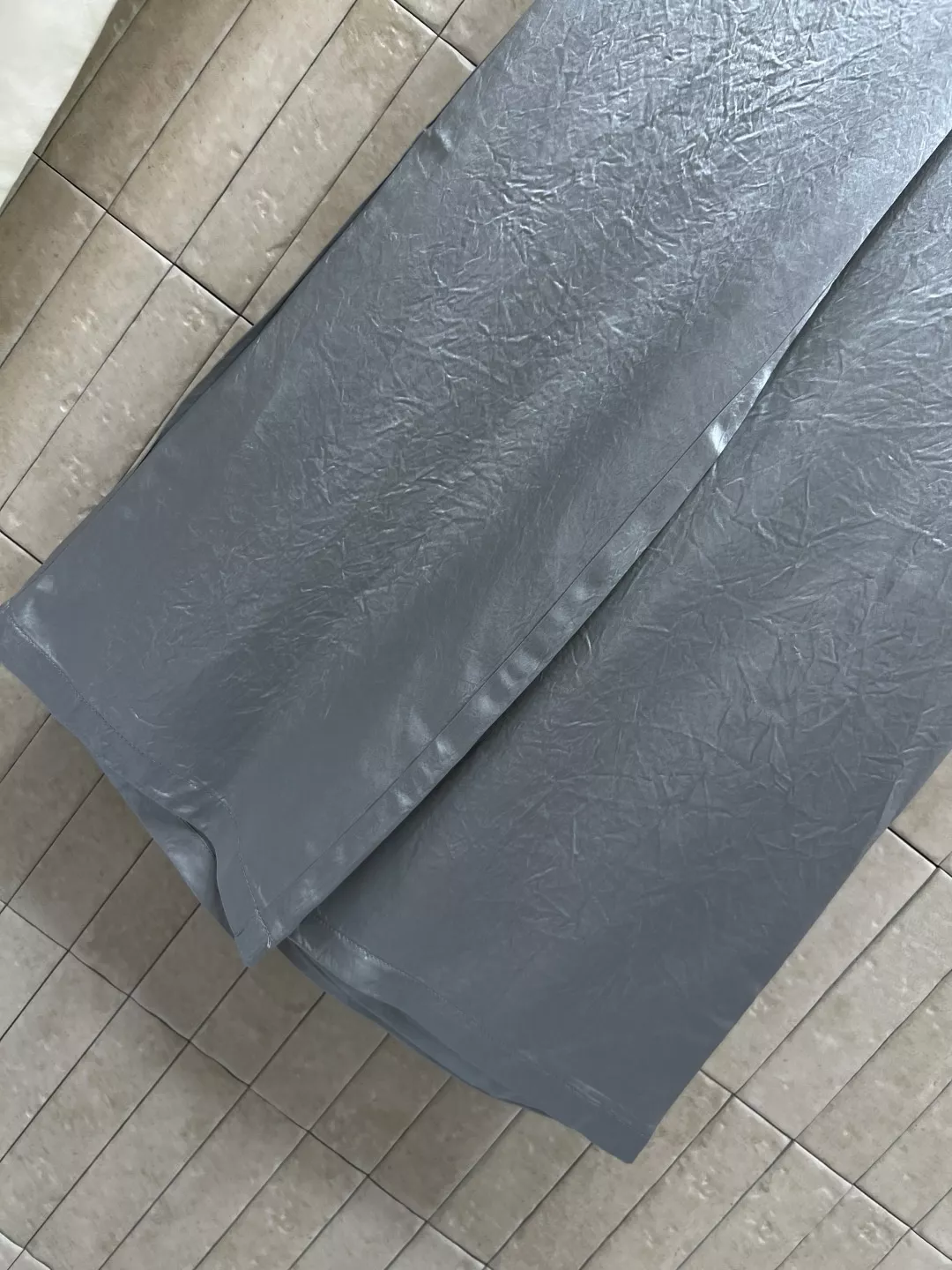 에르메스 배색 스트링 와이드 팬츠 상세 이미지 5