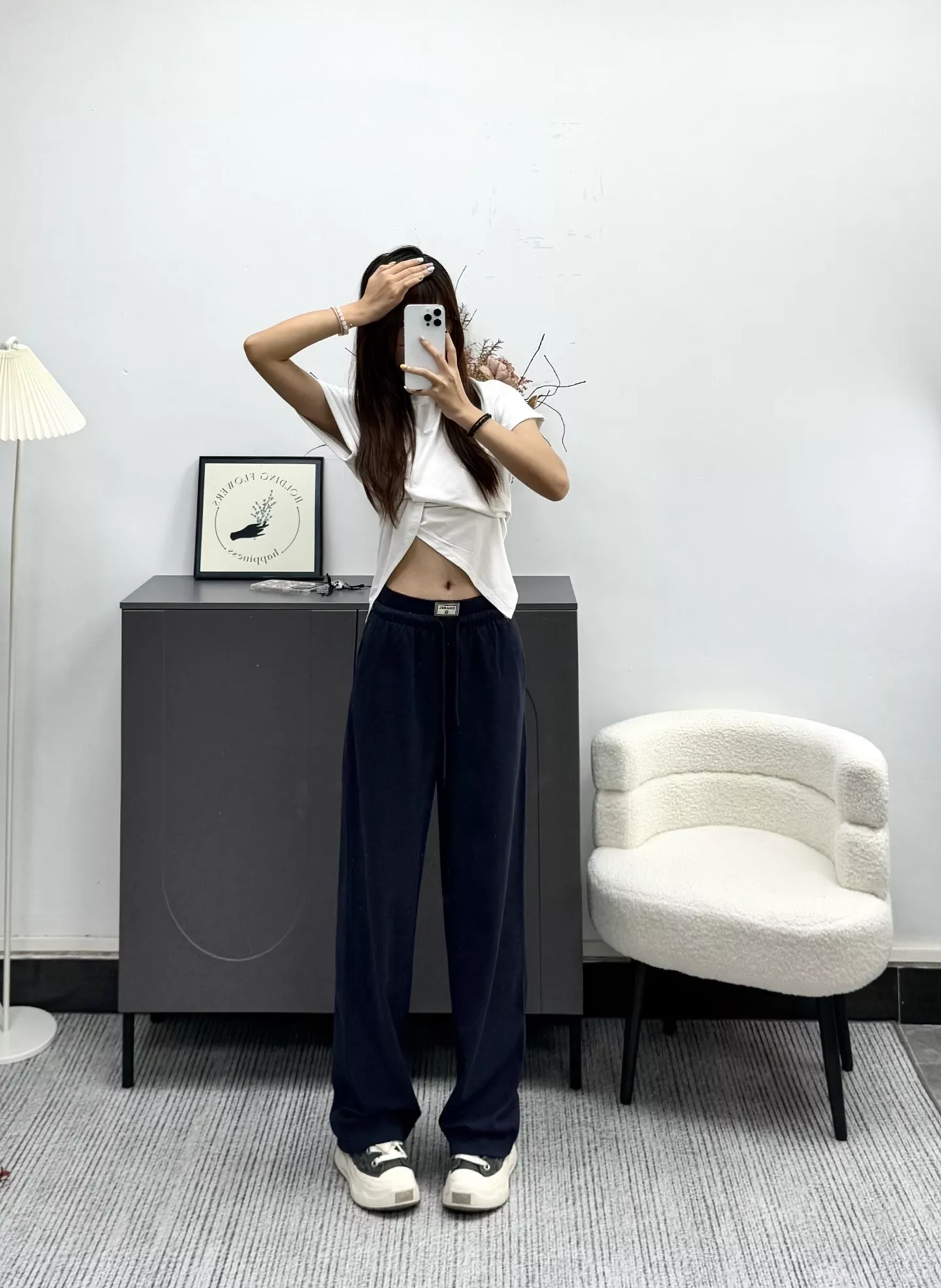 셀린느 더블 허리 와이드 스웨트 팬츠 상세 이미지 12