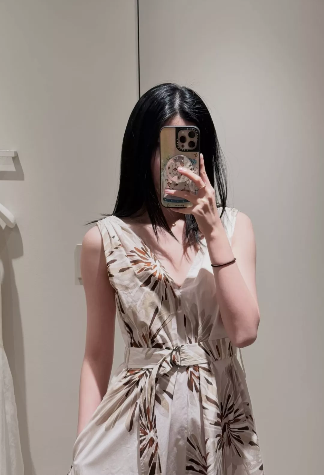 브루넬로쿠치넬리 체인 장식 브이넥 드레스 상세 이미지 16