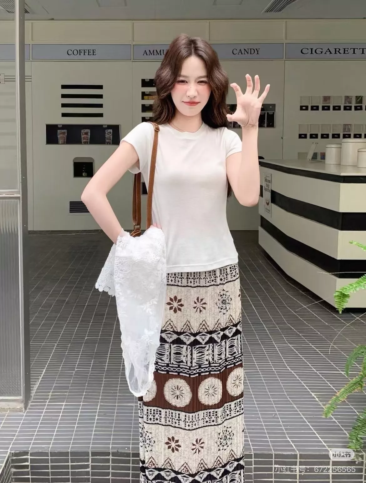 이세이미야케 플리츠 프린팅 슬릿 스커트 상세 이미지 76