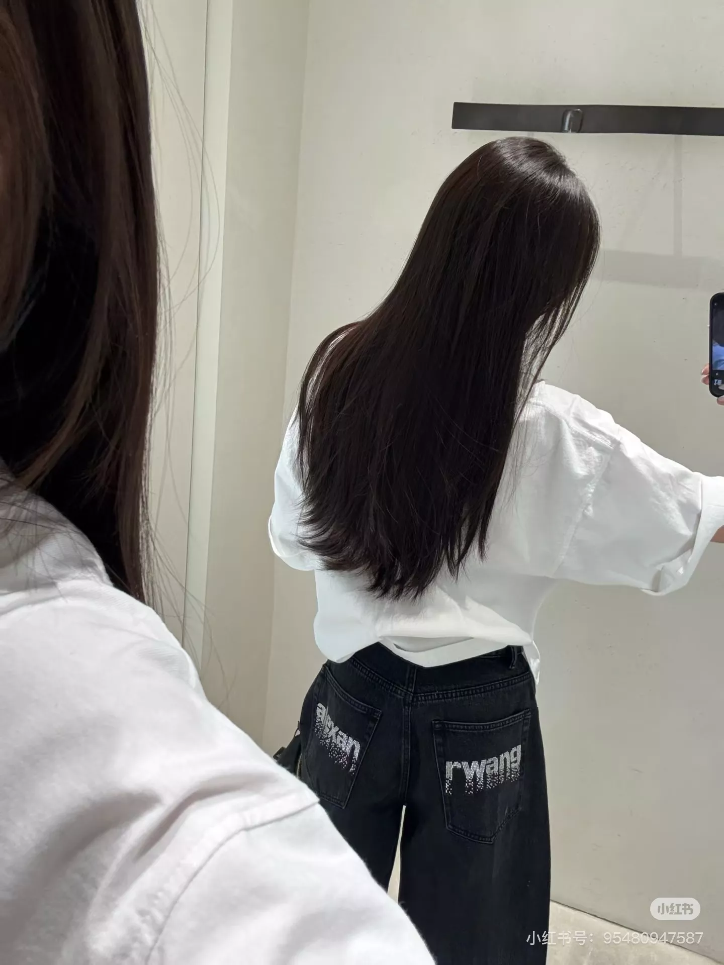 알렉산더왕 워싱 블랙 커브드 진 상세 이미지 71