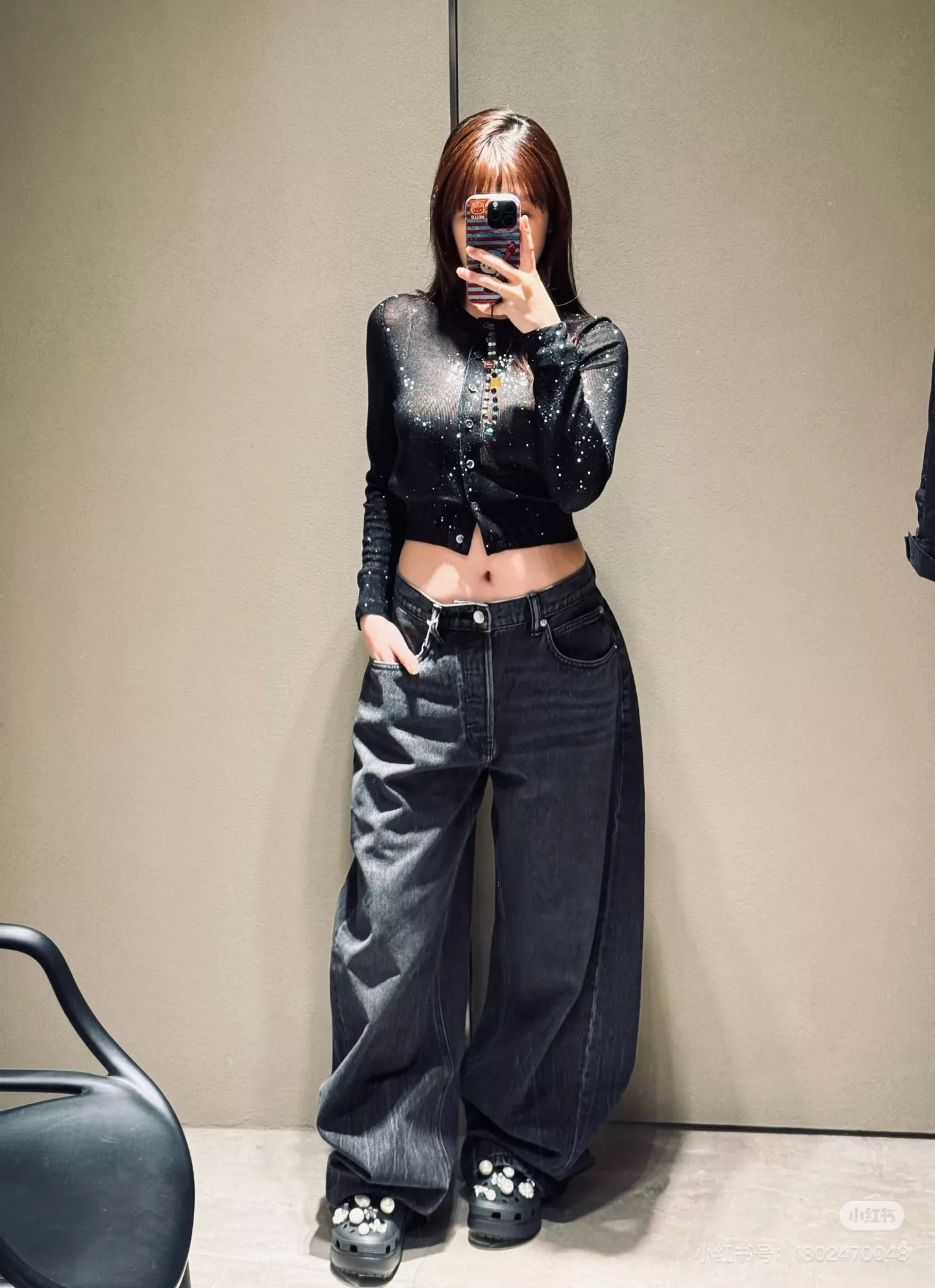 알렉산더왕 워싱 블랙 커브드 진 상세 이미지 55
