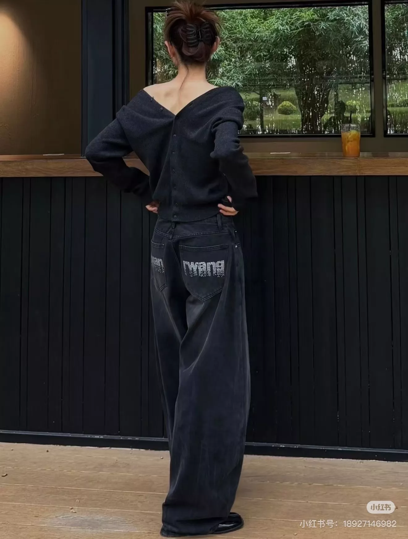 알렉산더왕 워싱 블랙 커브드 진 상세 이미지 67