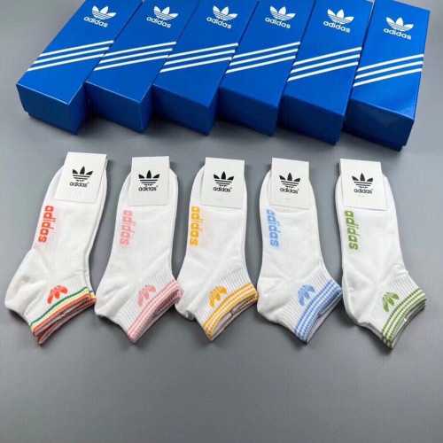아디다스 여성 트레포일 로고 삭스