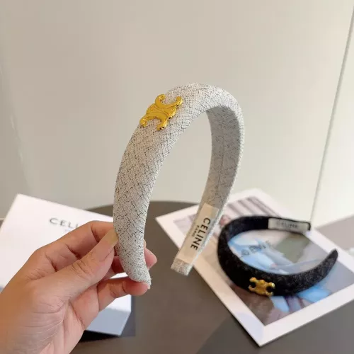 셀린느 새틴 포인트 머리띠