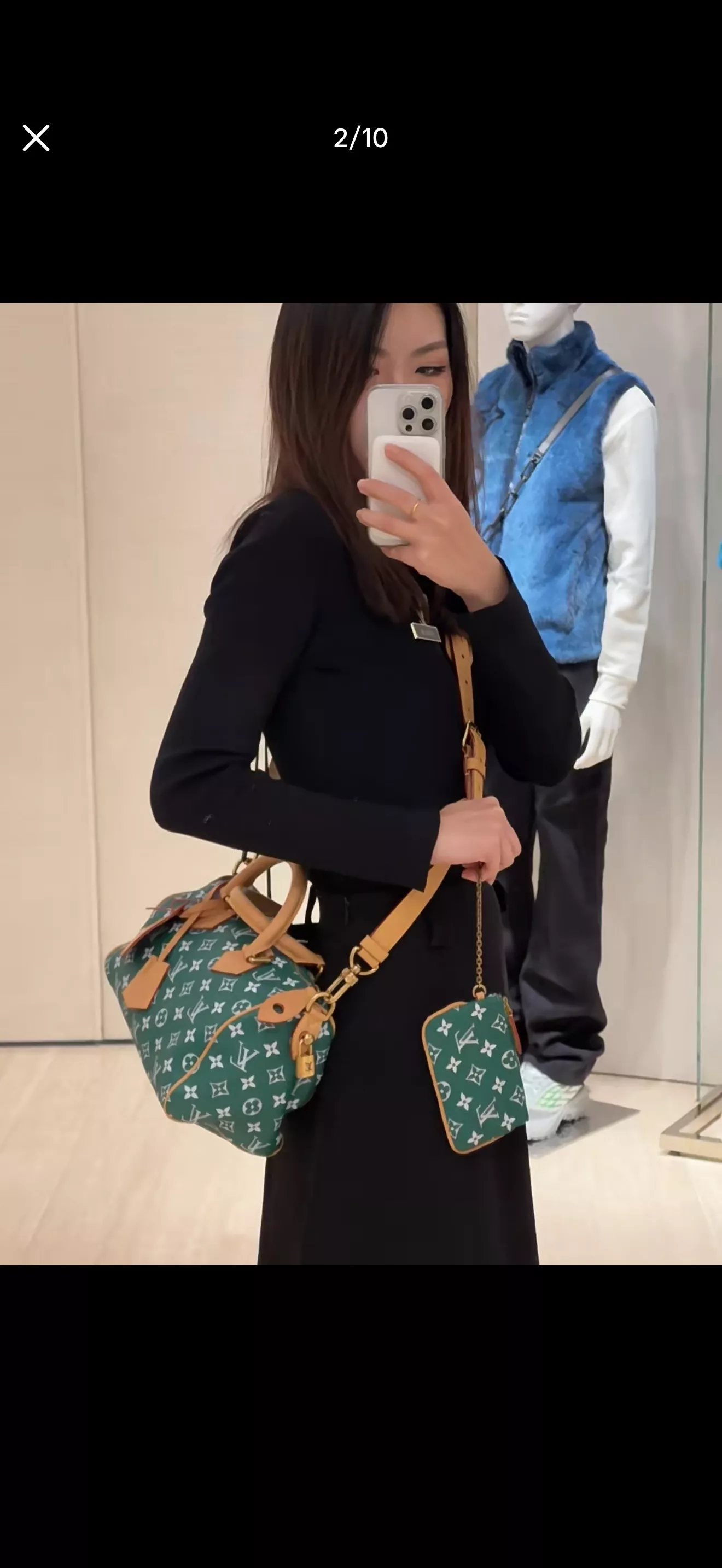 루이비통 스피디 25 토트 스타일 백 상세 이미지 10
