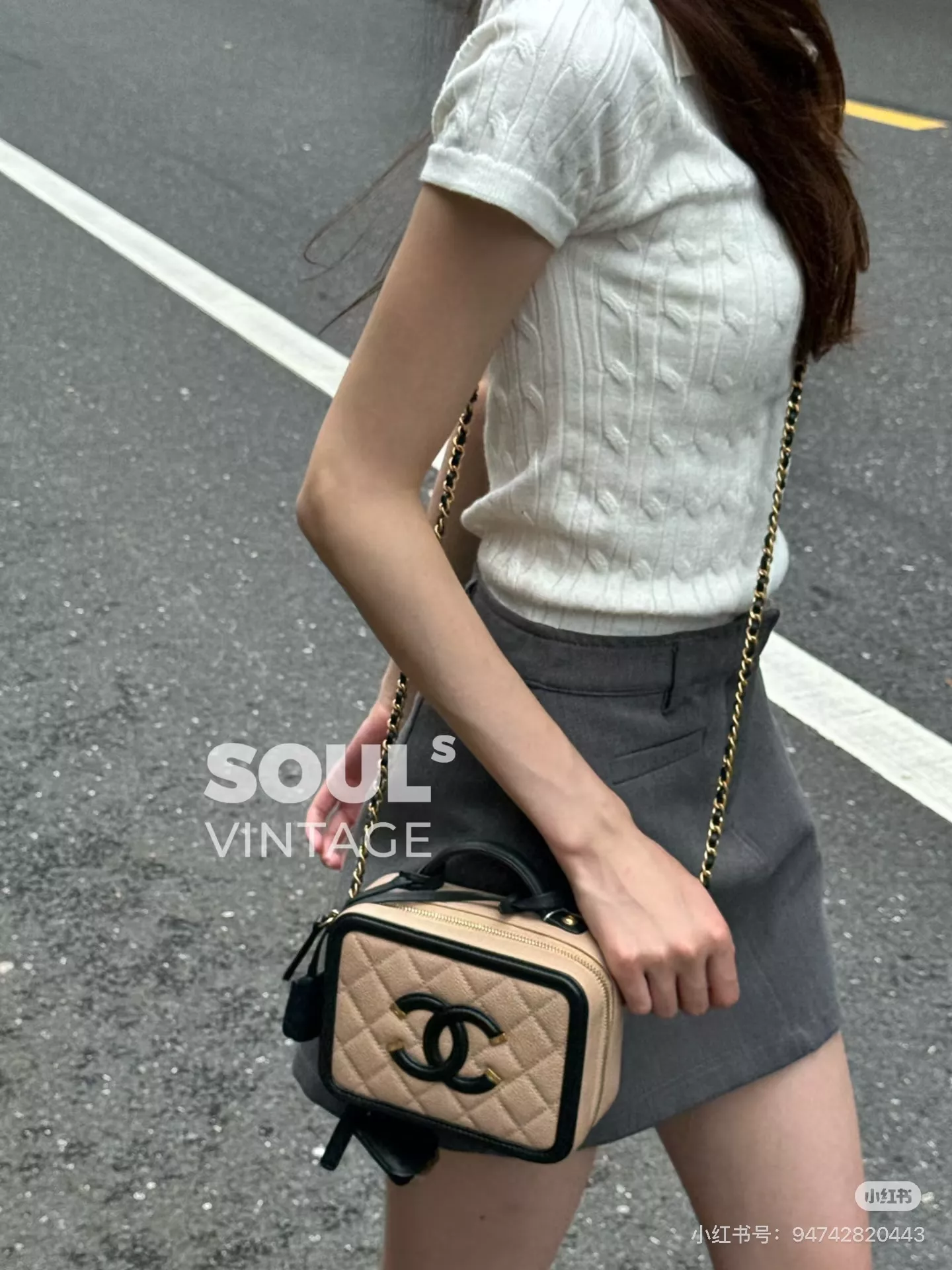 샤넬 빈티지 감성 박스형 핸들백 상세 이미지 30