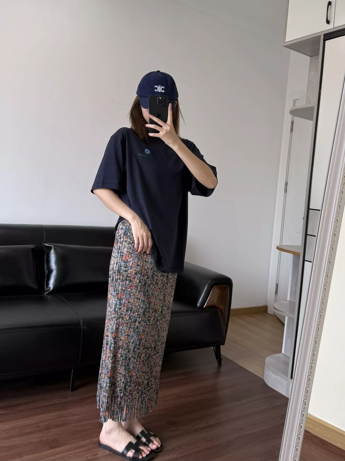 이세이미야케 플리츠 프린트 밴딩 스커트 상세 이미지 48