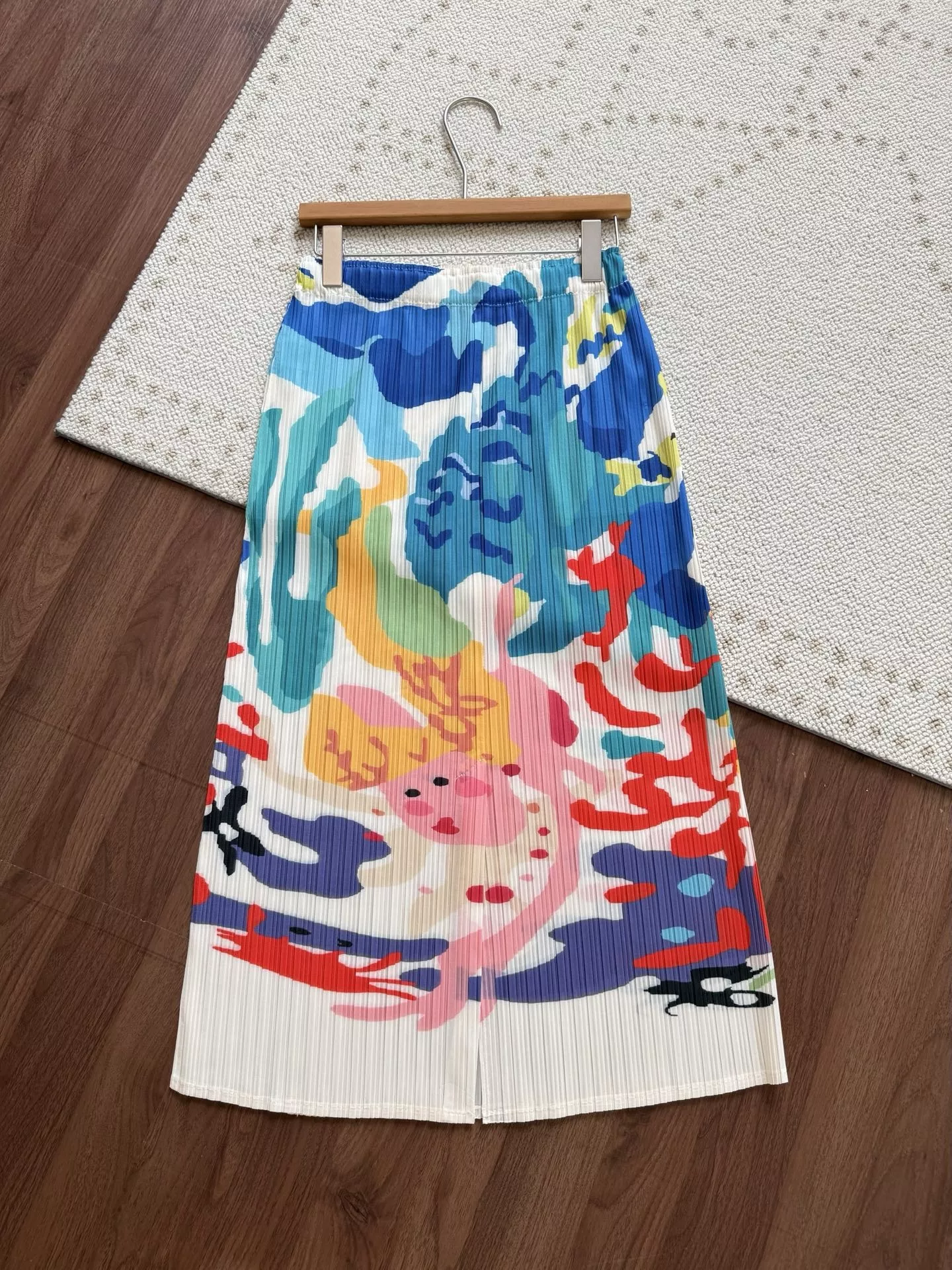 이세이미야케 플리츠 프린트 밴딩 스커트 상세 이미지 25