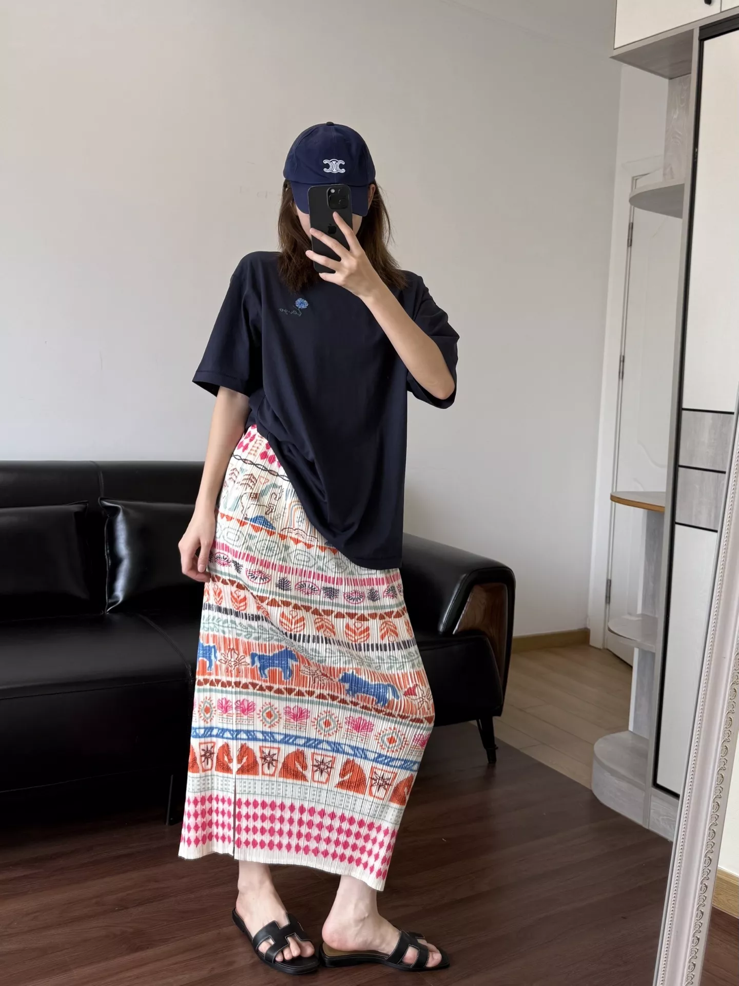 이세이미야케 플리츠 프린트 밴딩 스커트 상세 이미지 60