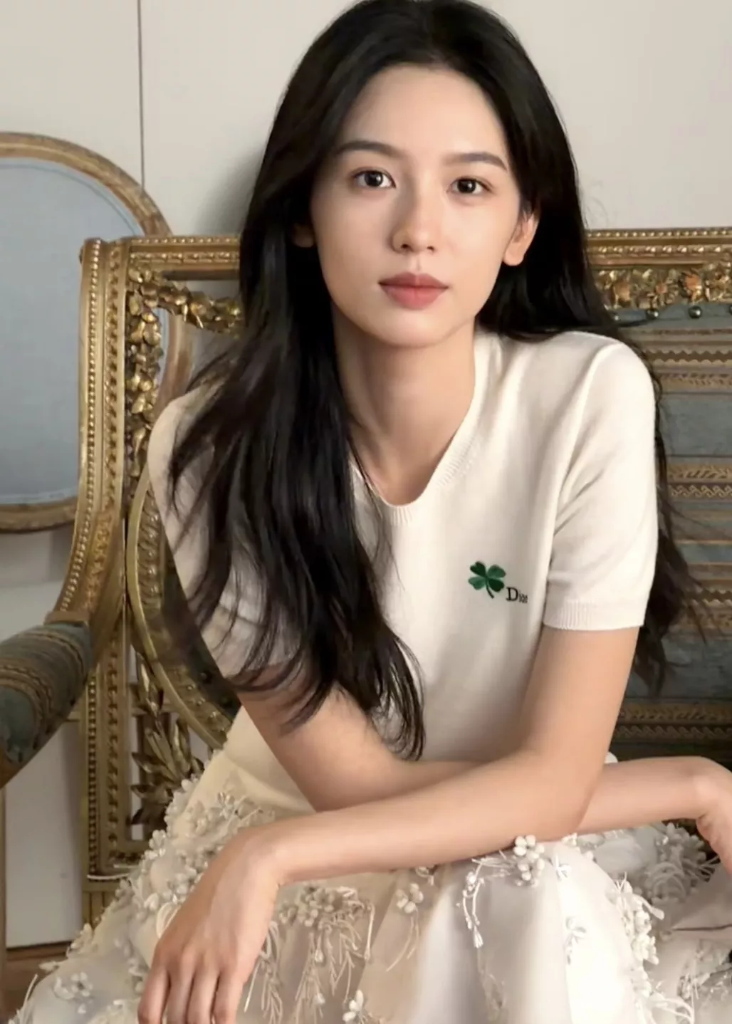 디올 클로버 포인트 메리노 울 니트 탑 상세 이미지 40