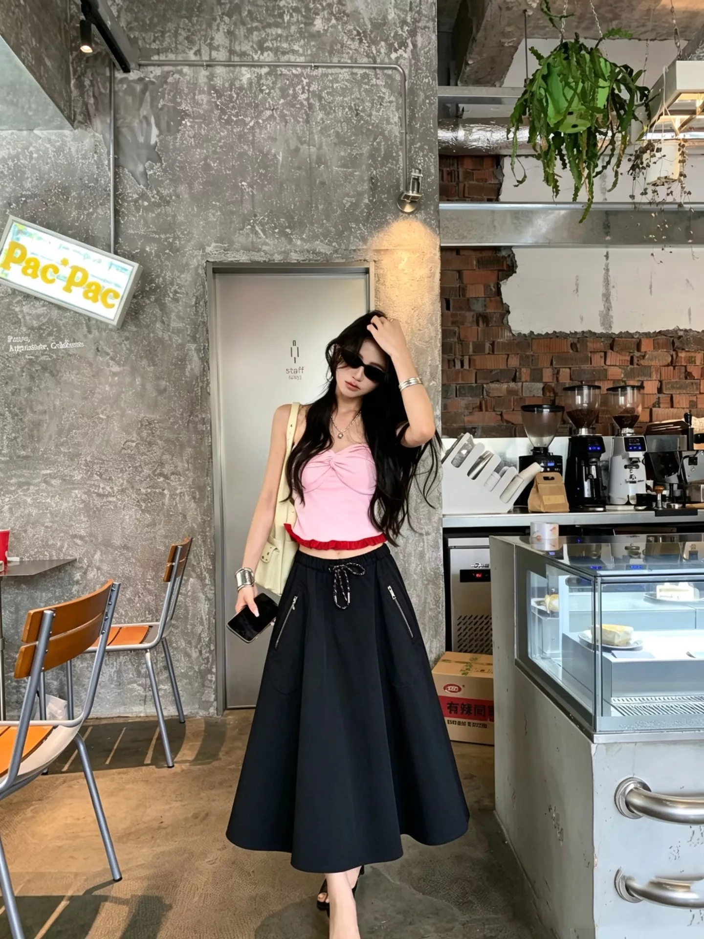 몽클레어 에이핏 플레어 스커트 상세 이미지 14