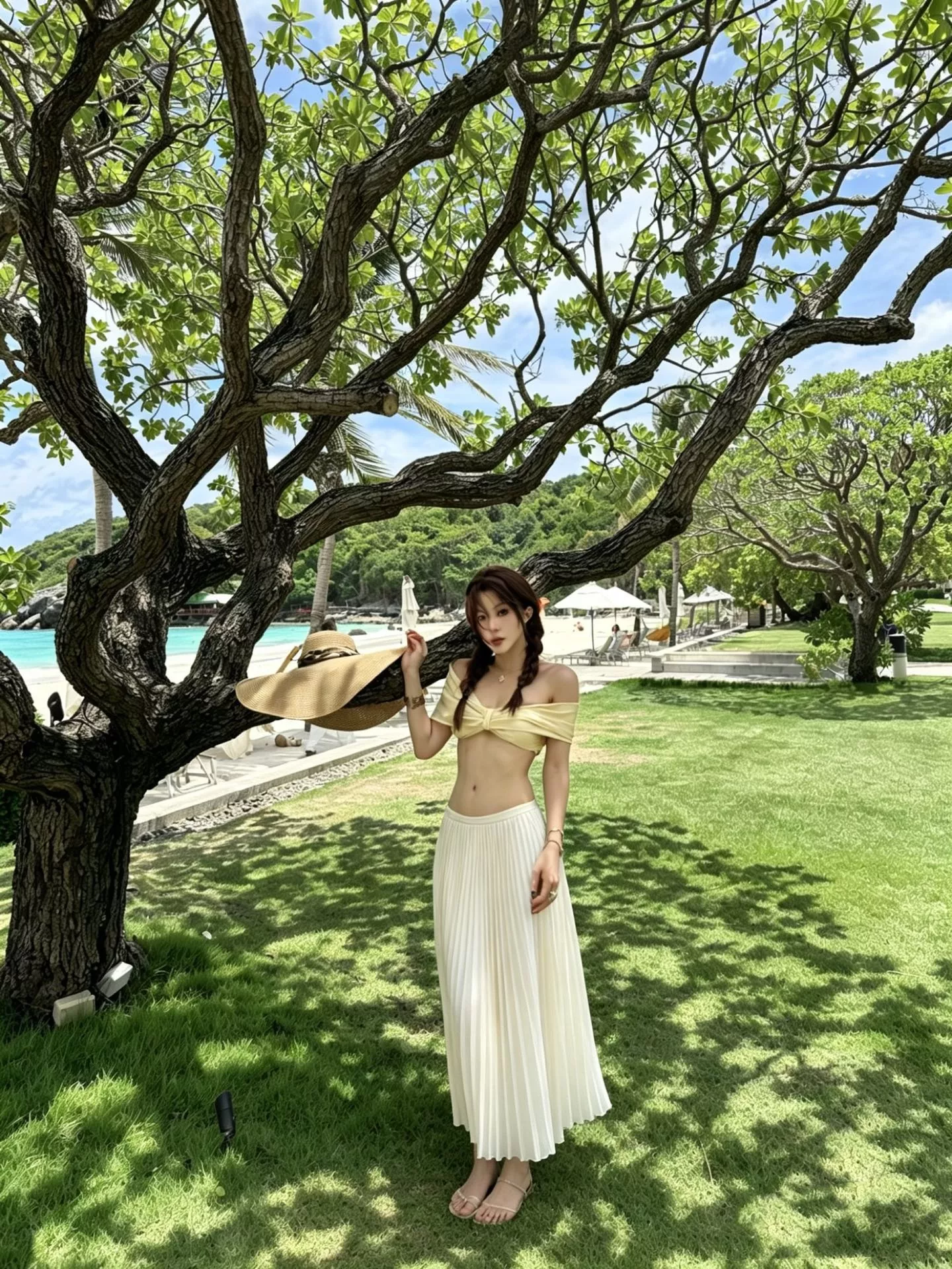 디올 플리츠 롱 스커트 상세 이미지 17