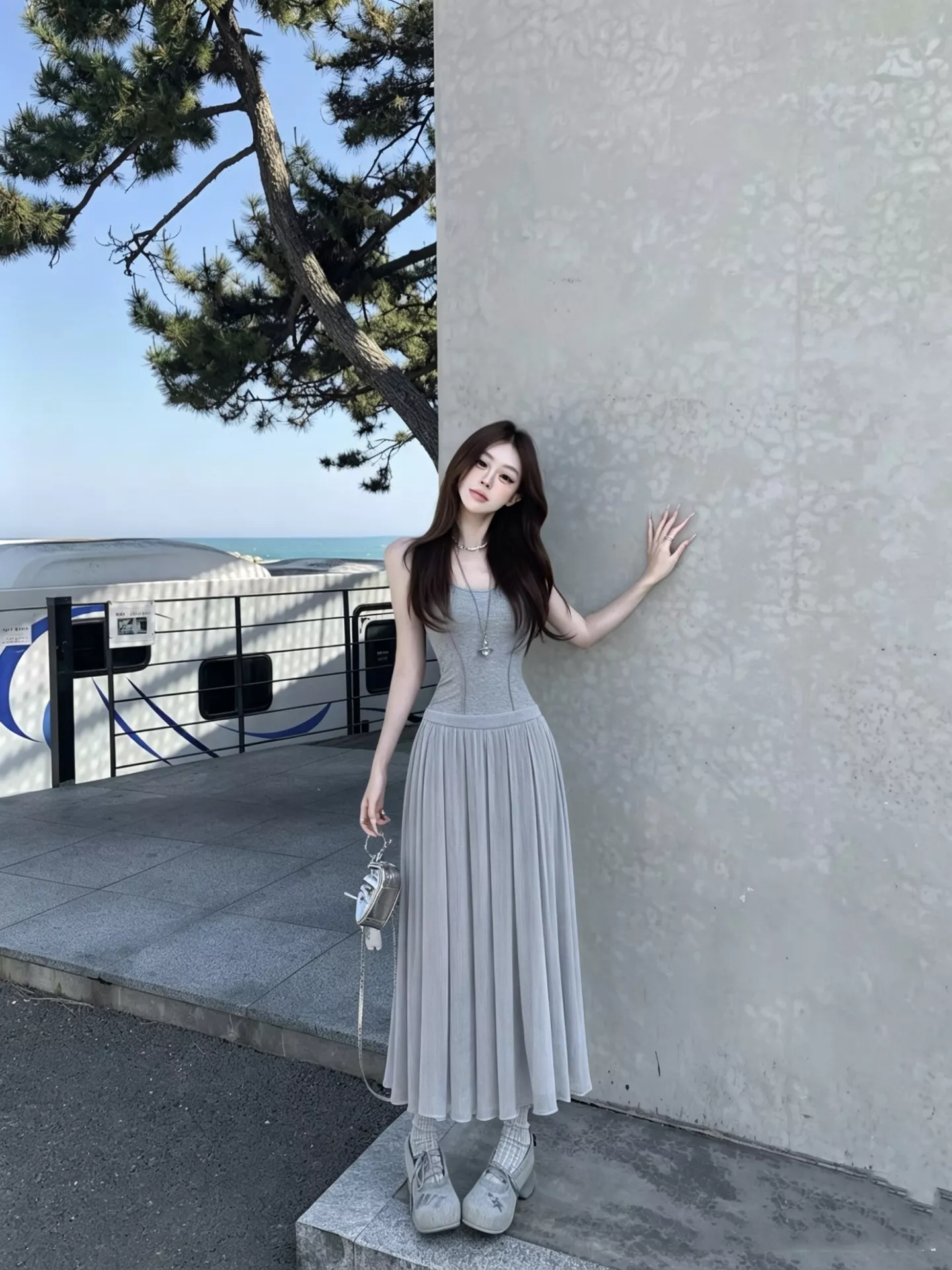 디올 플리츠 롱 스커트 상세 이미지 13