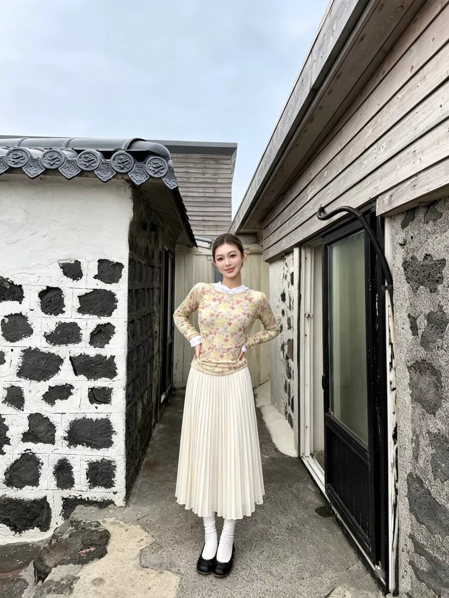 디올 플리츠 롱 스커트 상세 이미지 19