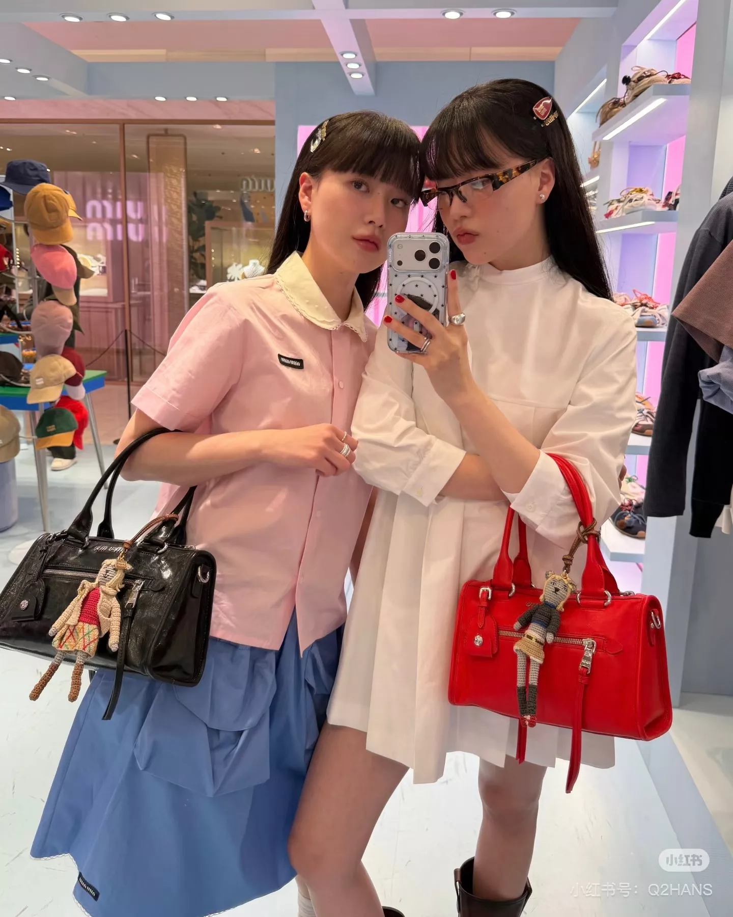 미우미우 탈부착 레이스 칼라 코튼 셔츠 상세 이미지 16