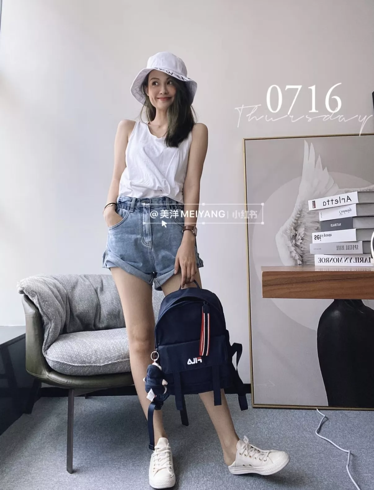 휠라 곰돌이 참 장식 통학용 가방 상세 이미지 34