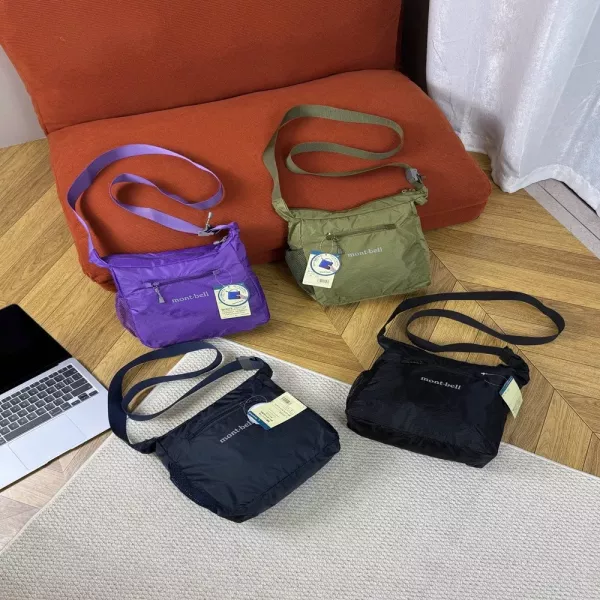 몽벨 립스탑 나일론 경량 사선 가방