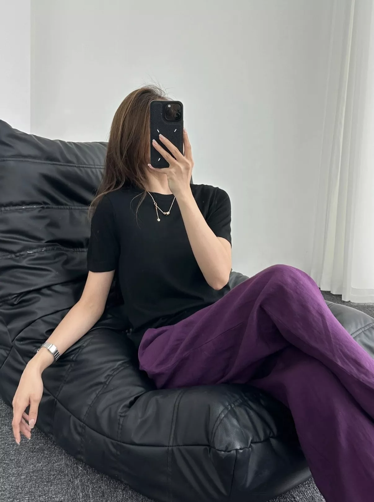 띠어리 실크 린넨 혼방 반팔 니트 탑 상세 이미지 69