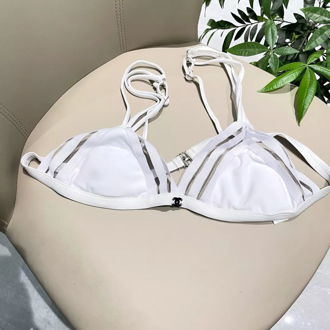샤넬 분리형 화이트 스윔웨어 상세 이미지 5