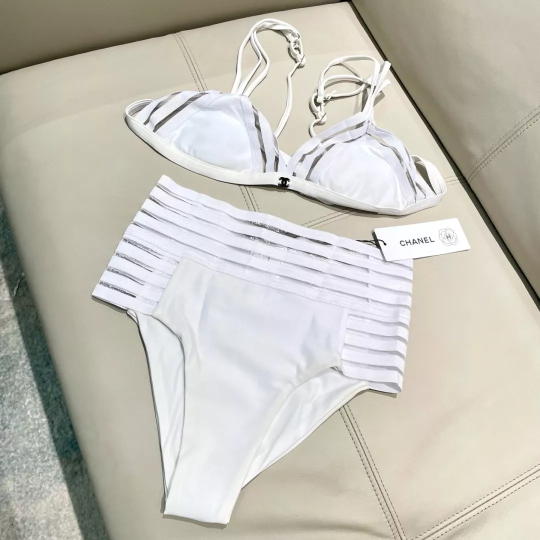 샤넬 분리형 화이트 스윔웨어 상세 이미지 8