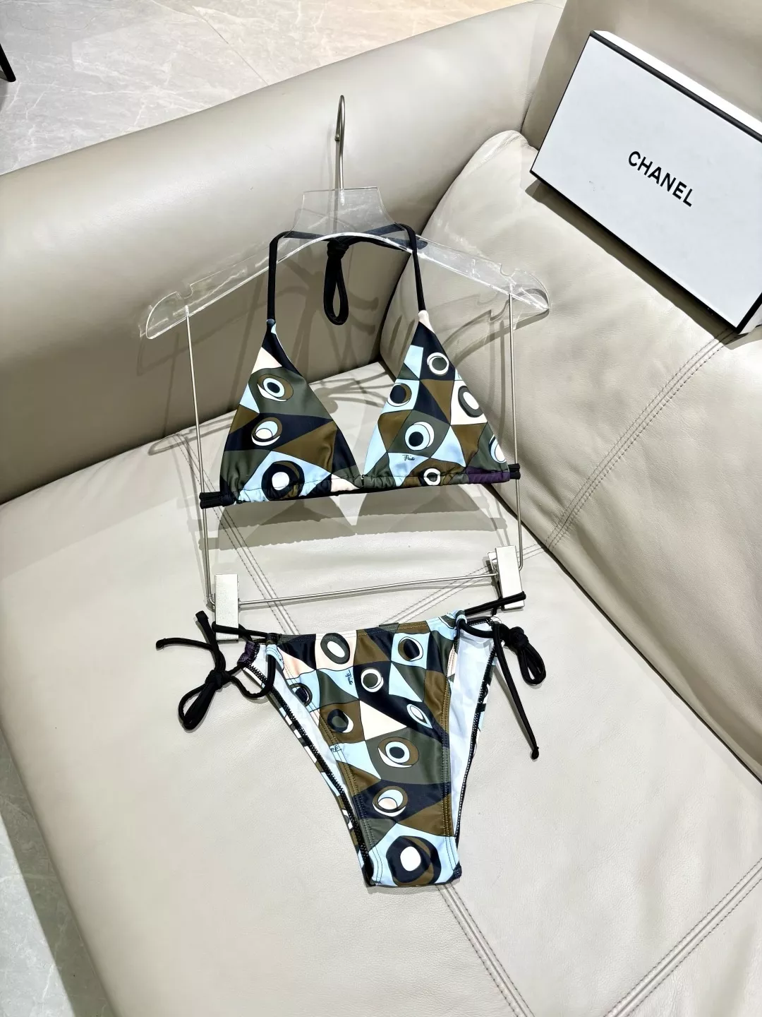 푸치 홀터넥 투피스 스윔웨어 세트 상세 이미지 11