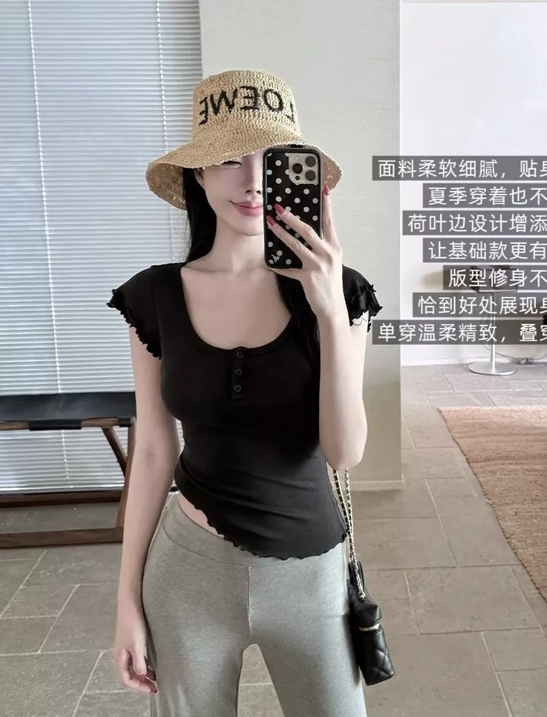 로에베 자수 로고 라피아 스타일 모자 상세 이미지 5