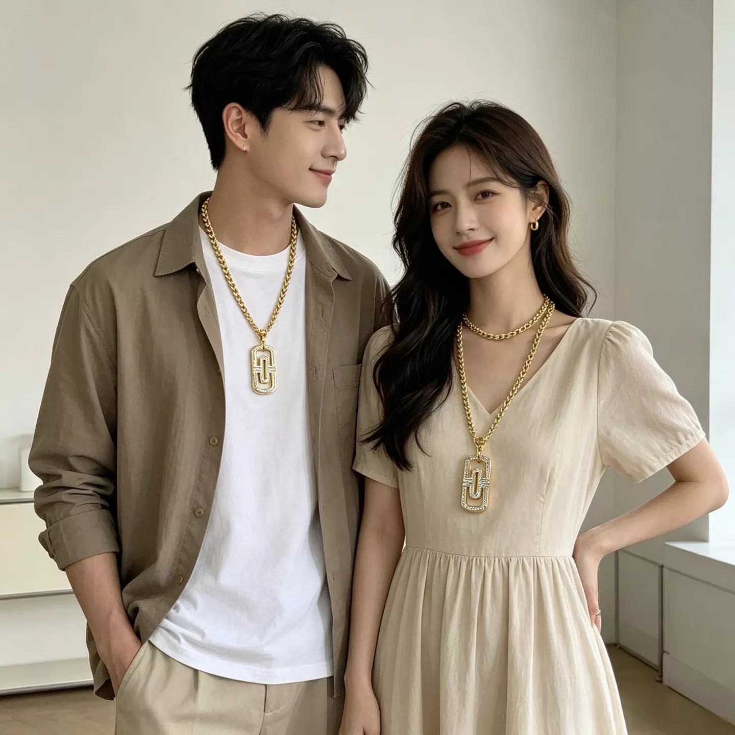 불가리 디바스 드림 시리즈 체인 장식 네크리스 상세 이미지 6