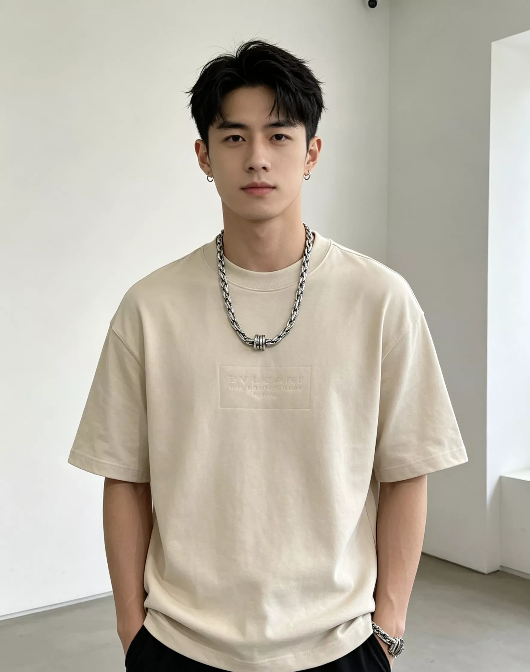 불가리 디바스 드림 라인 체인 장식 네크리스 상세 이미지 6