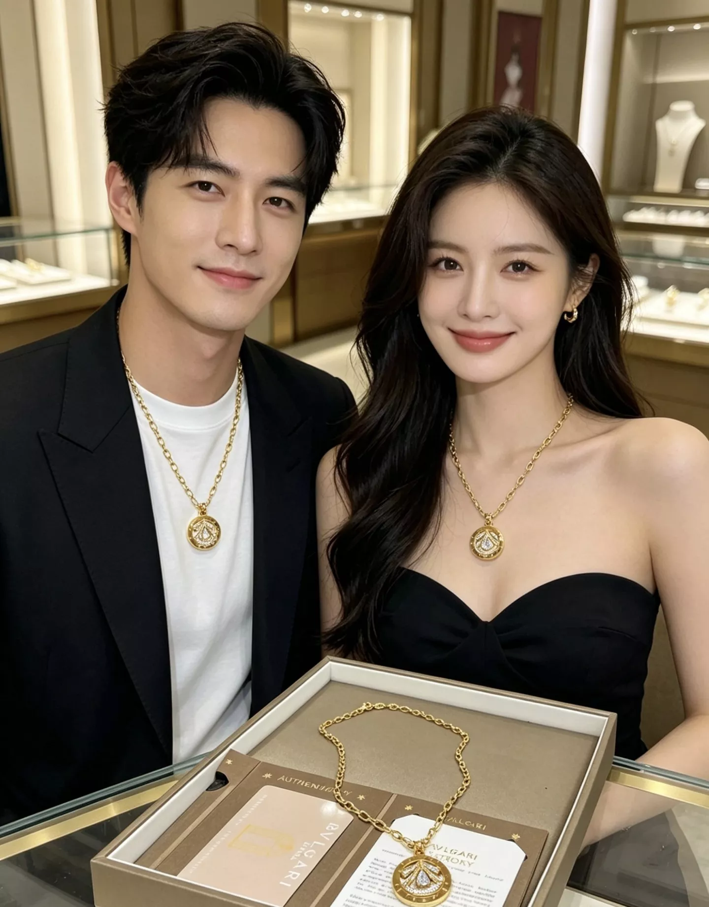 불가리 디바스 드림 원형 장식 체인 네크리스 상세 이미지 9