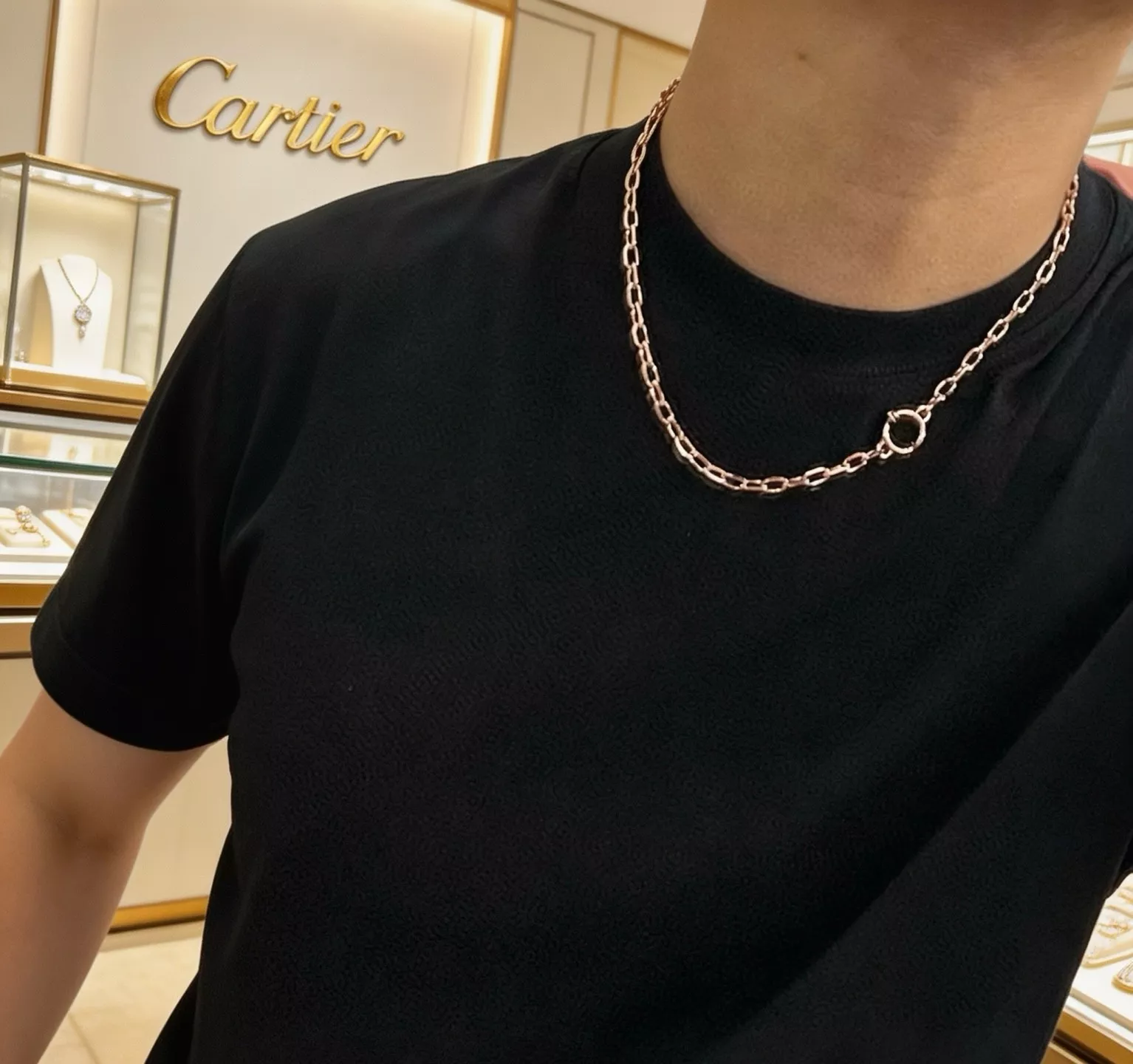 까르띠에 링 모티브 체인 네크리스 상세 이미지 8