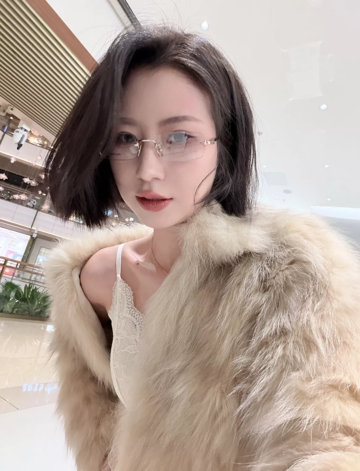 미우미우 메탈 무테 안경 상세 이미지 17