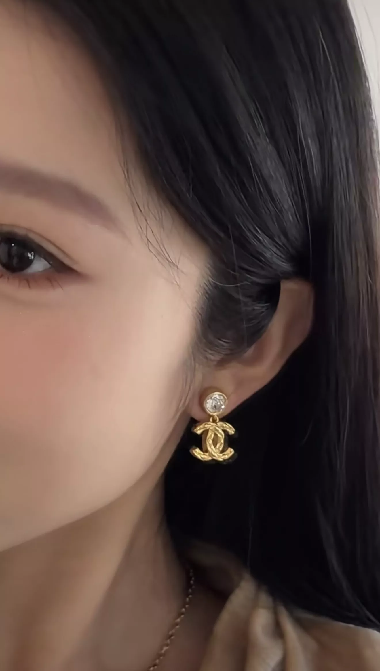 샤넬 빈티지 무드 더블 씨 이어 액세서리 상세 이미지 17