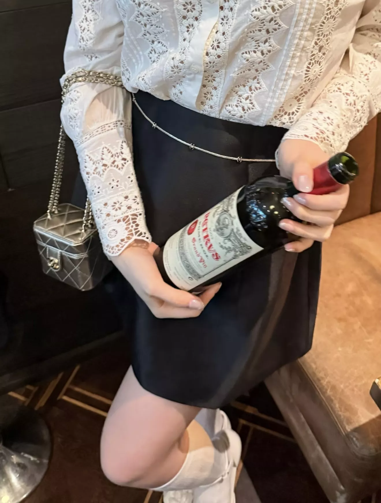 샤넬 뱀뼈 체인 장식 허리 체인 상세 이미지 20