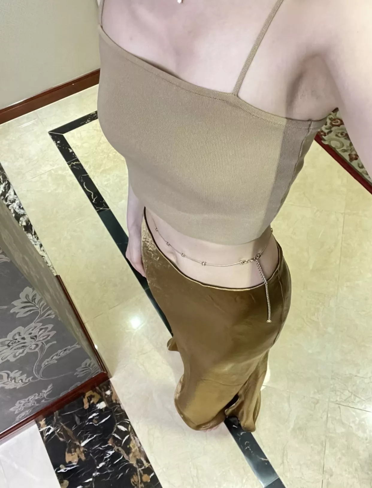 샤넬 뱀뼈 체인 장식 허리 체인 상세 이미지 19