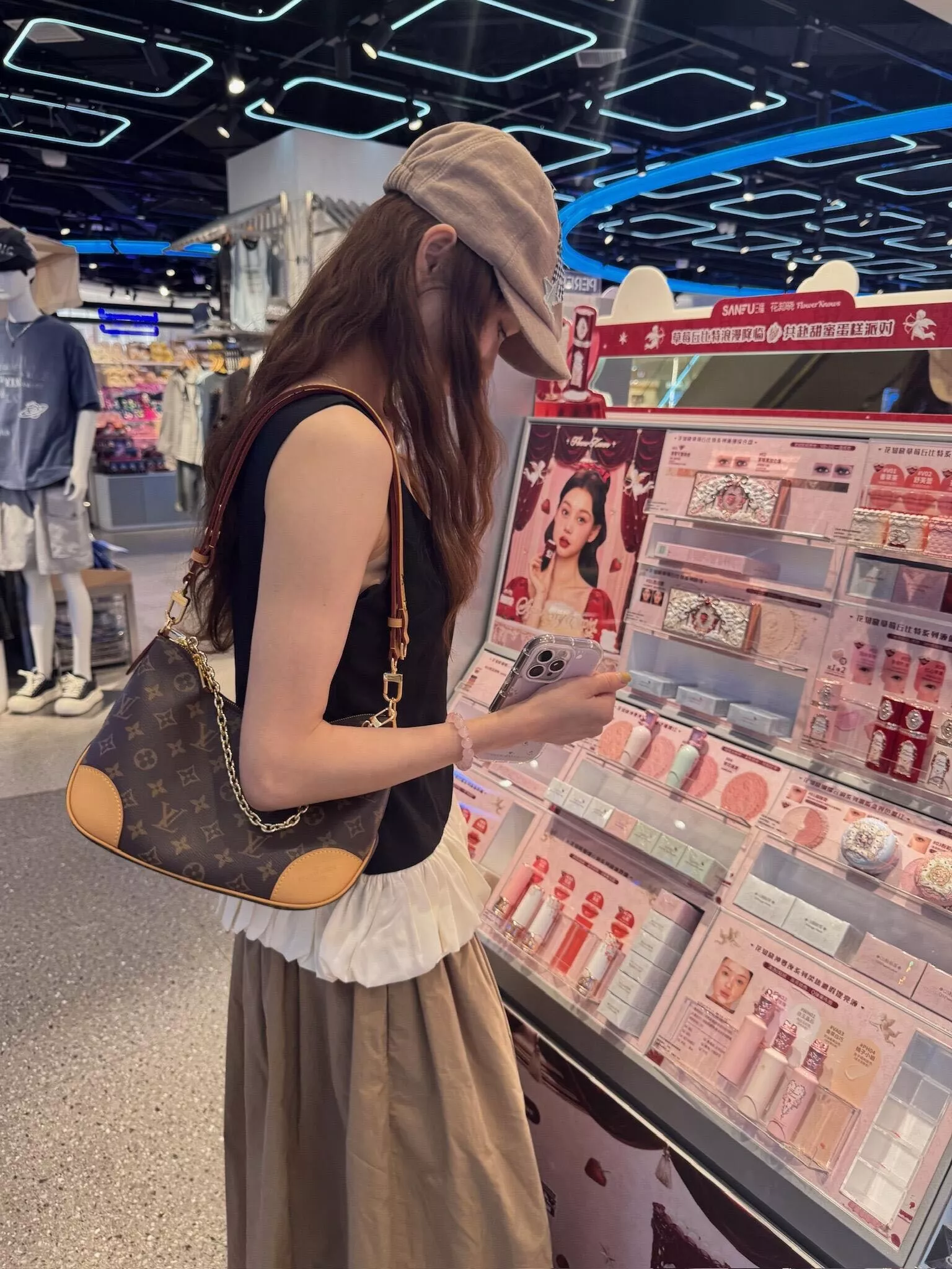 루이비통 불로뉴 라인 모노그램 숄더백 상세 이미지 50
